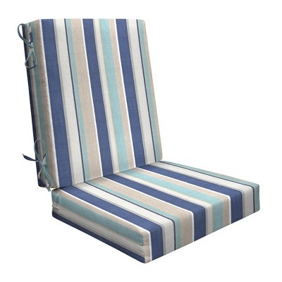 Honeycomb Outdoor Highback Dining Chair Cushion