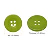 Unique Bargains Resin Craft DIY Round Flat 4-Hole Replacement Sewing Buttons 10 Pcs - 2 of 4