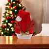 Unique Bargains Christmas Hat Adult Large Antler Christmas Hat Polyester 11.42"x15.35" 1 Pc - 2 of 4