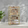 Shoe Rack, 8-Tier Shoe Organizer, Metal Shoe Storage, Entryway, Set of 2, 4-Tier Stackable Shoe Shelf, with Adjustable Flat or Angled Shelves - 4 of 4