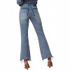 Women's Mid Rise Crop Flare Denim Jeans - Insane Gene - 3 of 4