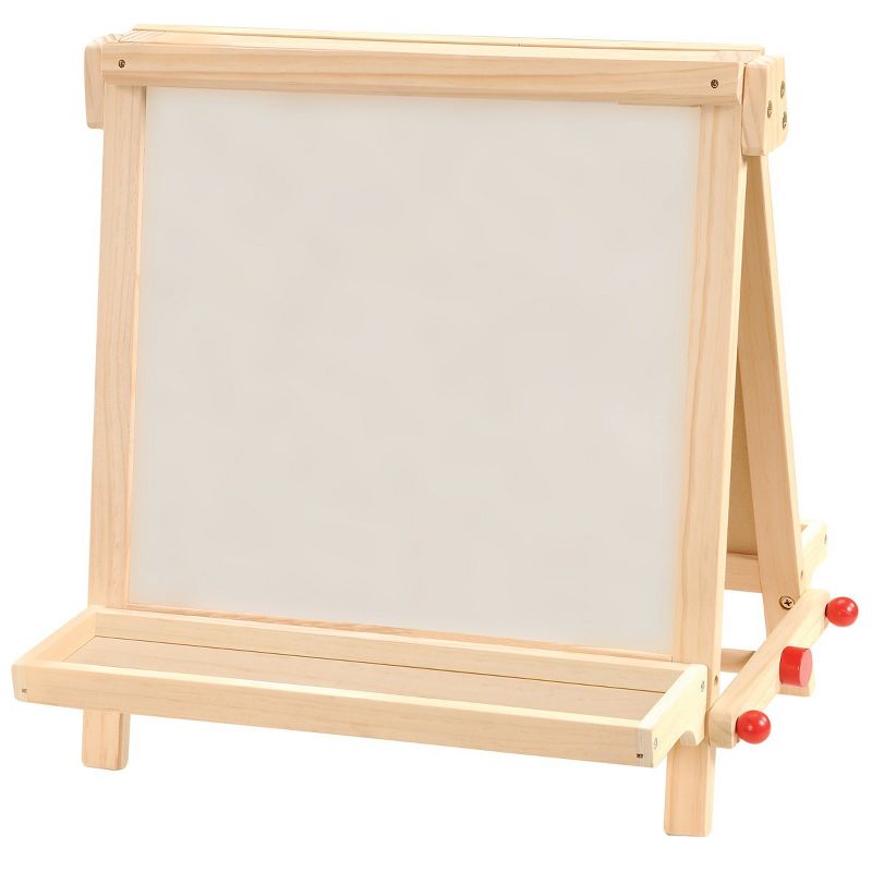 Kaplan Early Learning Wooden Tabletop Easel with Paint Pots, 3 of 4