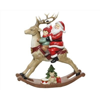 Decoris - Santa Rocker - Table Decor - 8.86 in. - Case of 6