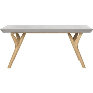 Pacey Coffee Table - Indoor/Outdoor - VNN1018 - Dark Grey - Safavieh - 1 of 4