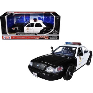 2010 Ford Crown Victoria LAPD Los Angeles Police Department Car 1/24 Diecast Car Model by Motormax - 1 of 3