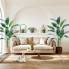 Artificial Bird of Paradise Plant, Fake Palm Tree for Indoor Outdoor Modern Decor Faux Plants for Home Office Perfect Housewarming Gift - 2 of 4