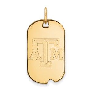 Black Bow Jewelry 14k Yellow Gold Texas A&M Aggies NCAA Pendant - 1 of 2