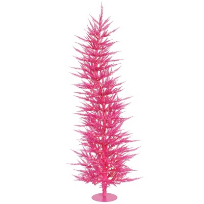 Vickerman Pink Laser Christmas Artificial Tree