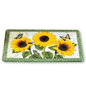 Collections Etc Decorative Country Kitchen Anti-Fatigue Foam Mat with Border with Skid-Resistant Backing - 1 of 3