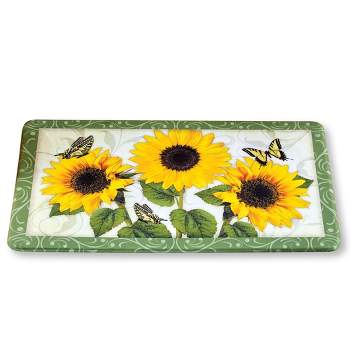 Collections Etc Decorative Country Kitchen Anti-Fatigue Foam Mat with Border with Skid-Resistant Backing