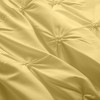 Peace Nest Pintuck Comforter Set, Bedding Set for All Season, Comforter and Pillowcases Set, Yellow - 4 of 4