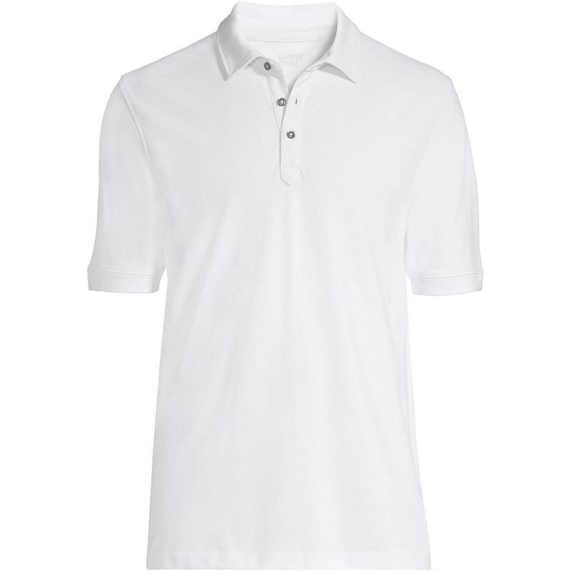 Lands' End Men's CoolMax Mesh Short Sleeve Polo Shirt, 2 of 3