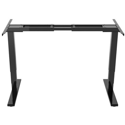 Black Adjustable Dual Motor Sit-Stand Desk Frame