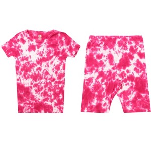 Just Love Pajamas for Girls Snug-Fit Cotton Girls PJ Set Short Sleeve Tee & Shorts - 1 of 3