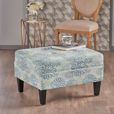Christopher Knight Home Zahra Contemporary Fabric Tufted Ottoman