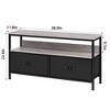 55 Inch TV Stand for Living Room, Media Console Featuring Open Shelf, Television Chest with Storage - 2 of 4
