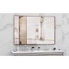 NicBex 36x24 Inch Modern Bathroom Mirror for Wall, Aluminum Framed Vanity Mirror, Hangs Horizontally or Vertically for Living Room Bedroom - 2 of 4
