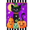 Briarwood Lane Halloween Garden Flag 12x18 For Outdoor Black Cat and Jacks For Halloween Garden Flag Flags For Outside - 3 of 3