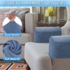 Unique Bargains Non Slip Scratch Resistant Soft Armchair Slipcovers with Twist Pins - 4 of 4
