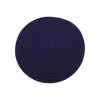 Unique Bargains Trivet Round Rope Woven Mat Cotton Non-woven Fabric 8.66"x8.66"x0.31" - 3 of 3
