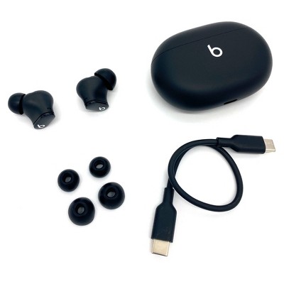  Beats Studio Buds Totally Wireless Noise Cancelling Earphones -  Black (Renewed) : Electronics