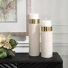 Uttermost Wessex White Pillar Candleholders Set Of 2 - 3 of 4