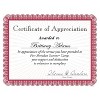 Masterpiece Studios Certificates 8.5" x 11" Red and White 100/Pack (961034S) - 4 of 4