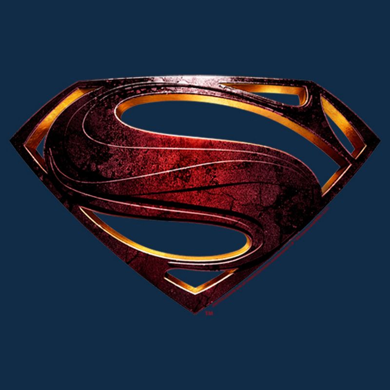 Men's Zack Snyder Justice League Superman Logo Long Sleeve Shirt, 2 of 5