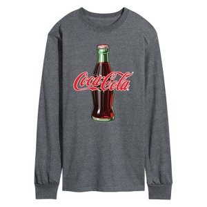 Men's - Coca-cola - Coke Bottle Logo Long Sleeve Graphic T-Shirt - 1 of 3