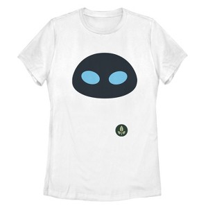 Women's Wall-E EVE Face T-Shirt - 1 of 4