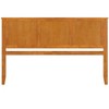 AFI Furnishings Madison King Solid Wood Panel Headboard in Light Toffee - 3 of 4