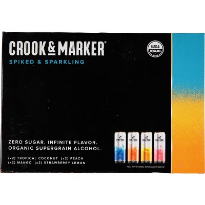 Crook & Marker Spiked & Sparkling Blue Variety Pack - 8pk/11.5 fl oz Cans