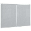 Aghana Digitals 2-Panel Foldable Magnetic Whiteboard 120x100cm, Aluminum Frame, Smooth Surface for - 4 of 4