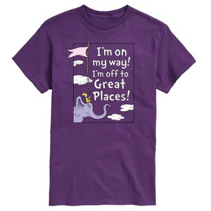 Men's - Dr. Seuss - I'm On My Way Short Sleeve Graphic T-Shirt - 1 of 4