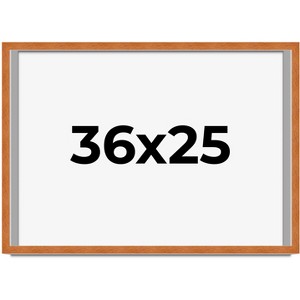 PosterPalooza | Modernist Brown Picture Frame - UV Acrylic, Backing Board, Hanging Hardware Included - 1 of 4