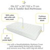 BreathableBaby Cotton Percale Fitted Sheet, For 52" x 28" Crib & Toddler Bed Mattress, Botanical (2-Pack) - 3 of 4