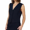 Women's V-neck Sleeveless Button Front Vest - current air - 3 of 4