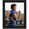PosterPalooza | Photo Size Modernist Black Picture Frame - UV Acrylic, Foam Board Backing, Hanging Hardware - 2 of 4