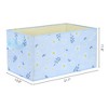 Unique Bargains Fabric Collapsible Printed Storage Bins with Handles - 4 of 4