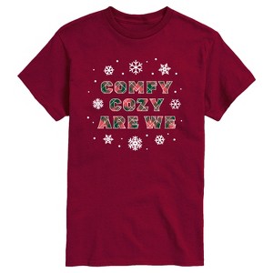 Men's - Instant Message - Comfy Cozy Are We Short Sleeve Graphic T-Shirt - 1 of 3