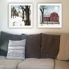 2Piece Vignette A Little Snow, Waiting for Spring White Framed Wall Art for Living Room,Wall Art Print for Home Decor by Billy Jacobs - 3 of 4