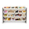 XL Kids' Toy Organizer with 20 Bins Inspire Collection Gray/White - Humble Crew - image 4 of 4