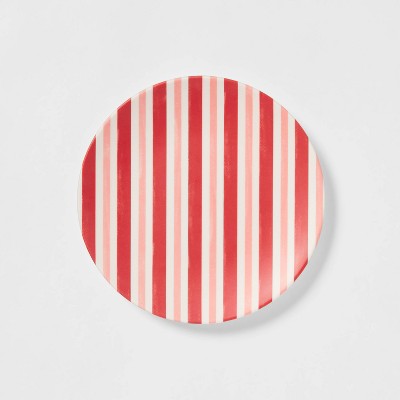 7" Melamine Striped Layering Plate - Threshold™