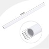 Unique Bargains PVC Water Plumb DIY Crafts High Impact Rigid Round Pipes 8" Length - 2 of 4