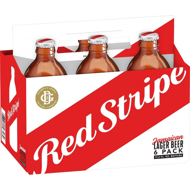 Red Stripe Lager Beer - 6pk/12oz Bottles, 1 of 6