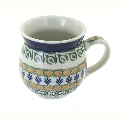 Blue Rose Polish Pottery Ceramika Artystyczna Bubble Mug