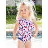 RuffleButts Girls One Shoulder Ruffle One Piece - 4 of 4