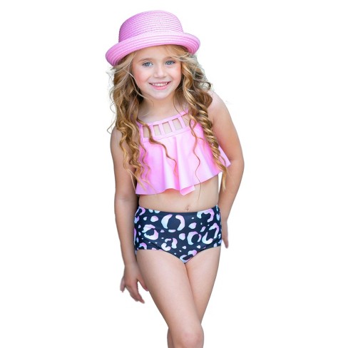 Girls Tropical Beaches Two Piece Swimsuit - Mia Belle Girls : Target