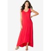 Roaman's Women's Plus Size A-Line Maxi Dress - 4 of 4