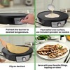 12" Electric Crepe Maker for Breakfast with Adjustable Temperature Control, Non-Stick Surface, Easy to Clean - 4 of 4